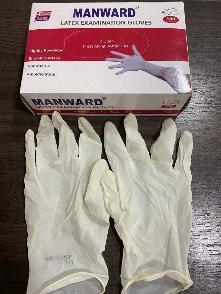 LATEX EXAMINATION GLOVES