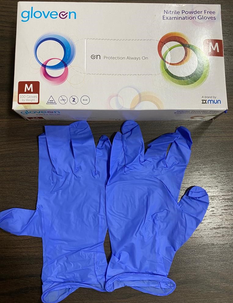 LATEX EXAMINATION GLOVES POWDER FREE