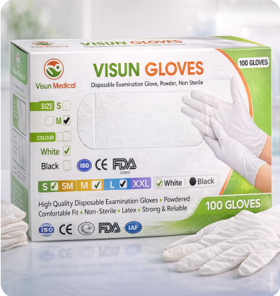 Manward Latex Examination Gloves: Comfort, Safety & Reliable Protection